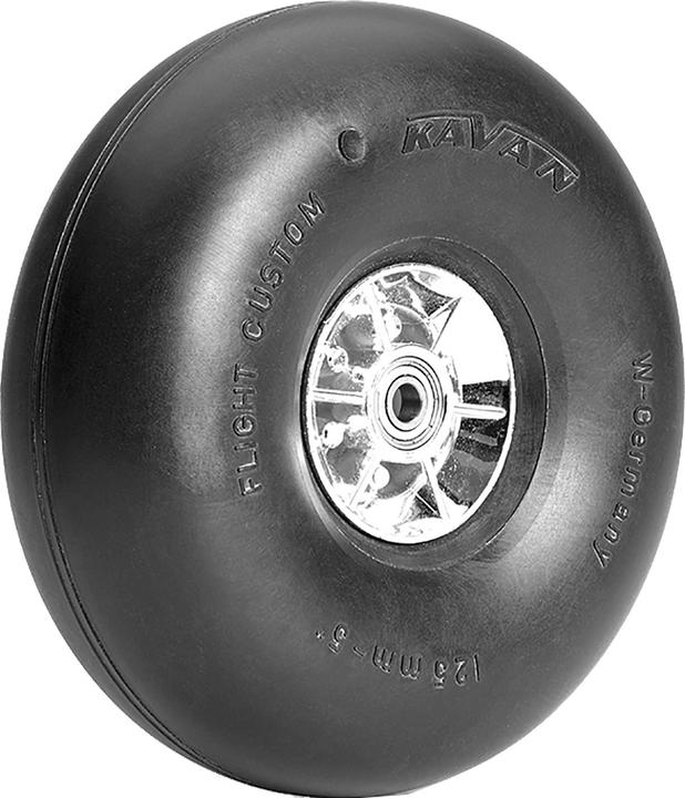 Actual product image Kavan balloon wheel 125 mm with ball bearing 1 piece
