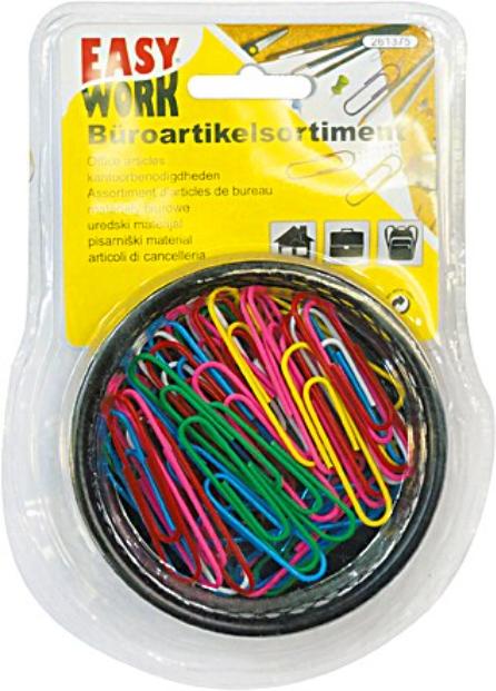 Produktbild Easy Work Pin Nadeln / Büroklammern / Gummibänder (24 x)