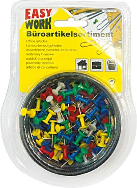 Produktbild Easy Work Pin Nadeln / Büroklammern / Gummibänder (24 x)