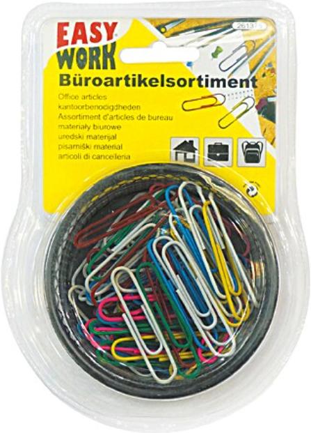Produktbild Easy Work Pin Nadeln / Büroklammern / Gummibänder (24 x)