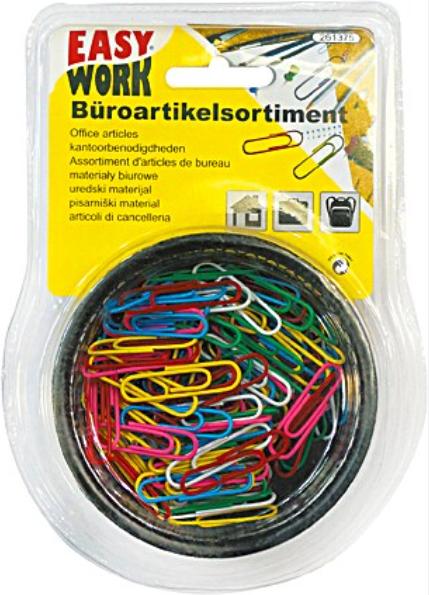 Produktbild Easy Work Pin Nadeln / Büroklammern / Gummibänder (24 x)