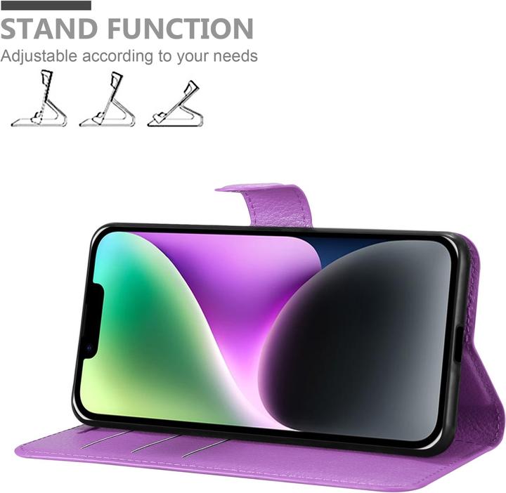 Image du produit Cadorabo Étui de style book stand pour Apple iPhone 14 (Apple iPhone 14)