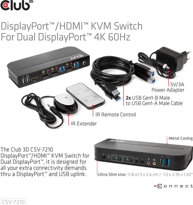 Image du produit Club 3D CSV-7210