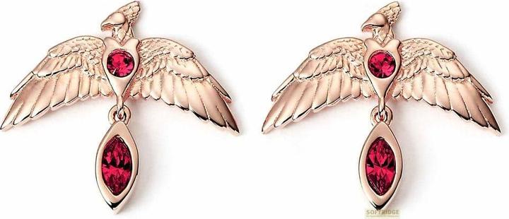 Carat Shop Harry Potter Stud Ohrringe Fawkes Rose Gold (Sterling Silber) (Rose vergoldetes Sterlingsilber)