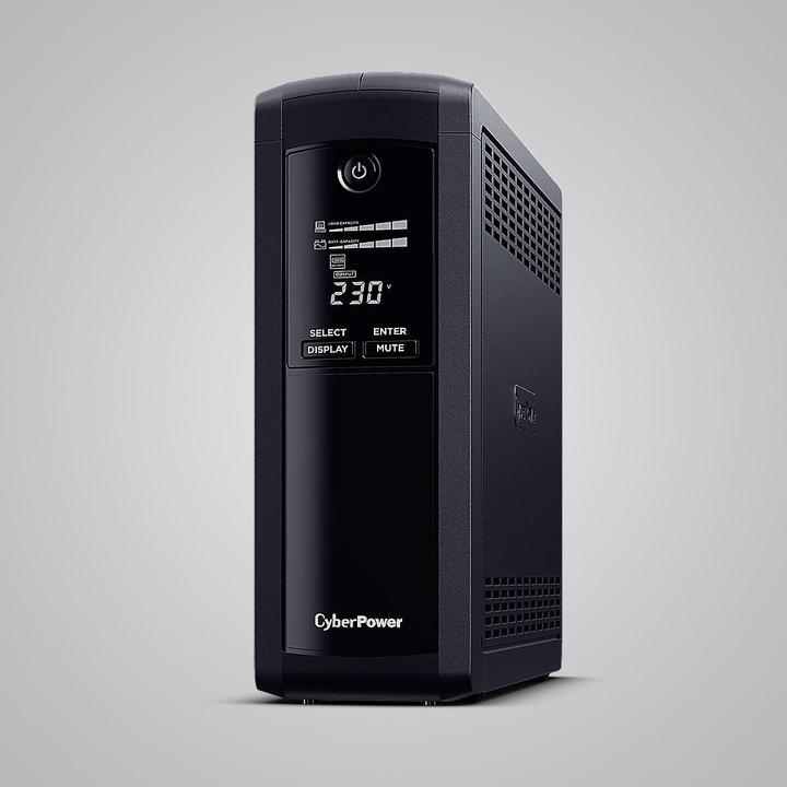 Actual product image Cyberpower Tracer III VP1600ELCD-FR - Line Interactive - 1600 VA - 900 W - Sine - (1600 VA, 900 W, Line-interactive UPS)