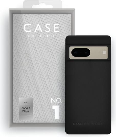 Case FortyFour Copertina morbida n. 1 Custodia nera (Google Pixel 7)