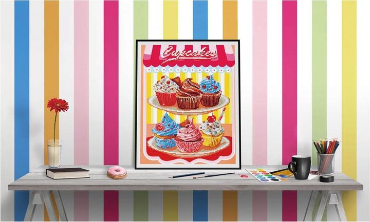 Actual product image Diamond Dotz Diamond Painting Cupcakes
