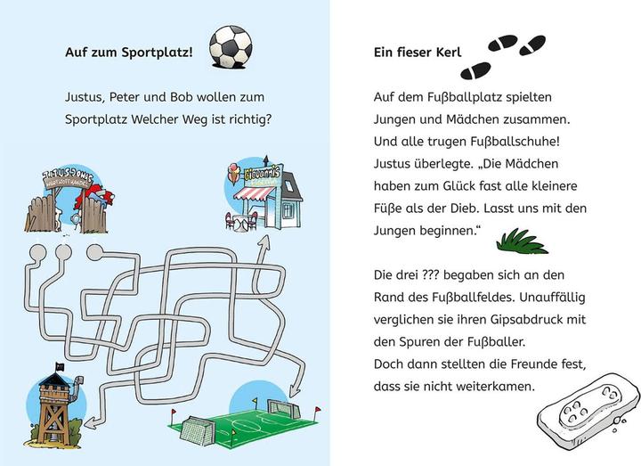 Actual product image Kosmos Die drei??? Kids, Bücherhelden 2. Klasse, Doppelband 1, Zaubertrick und Monsterschre (German, Ulf Blanck, Boris Pfeiffer, Kim Schmidt, 2024)