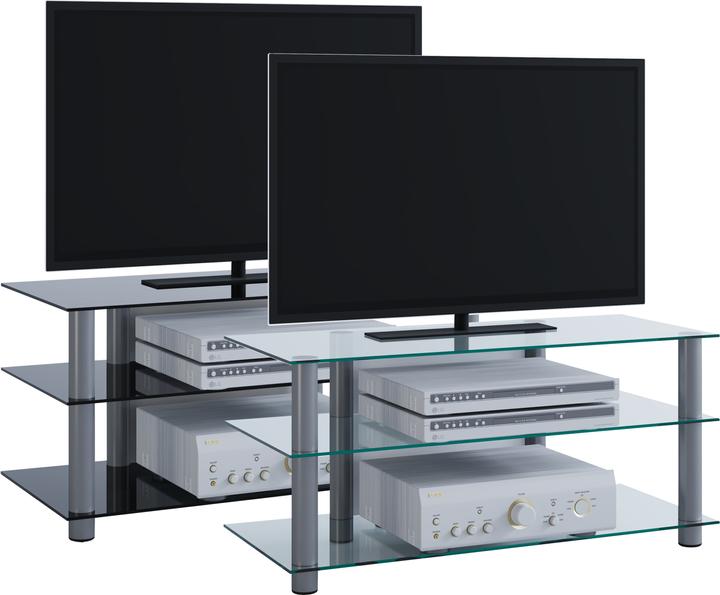 VCM Netasa Schwarzglas (95 x 40 x 45 cm)