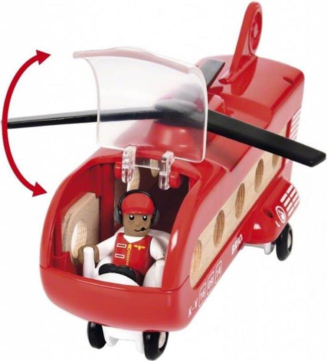 Actual product image Brio Railway transport helicopter