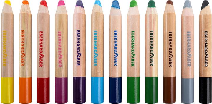Immagine prodotto EberhardFaber Matite colorate Jumbo MiniMaxi 12 pezzi (Colore misto, 12 x)