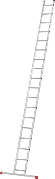 Produktbild Hailo S60 ProfiStep uno, Aluminium-Anlegeleiter, 18 Sprossen (Anlegeleiter, 11 cm)