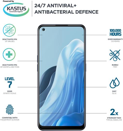 Produktbild Eiger Mountain Glass Clear (1 Stück, Oppo Find X5 Lite, Oppo Reno 6 5G)