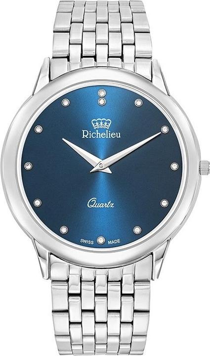 Actual product image Richelieu Classic blue watch (45 mm)