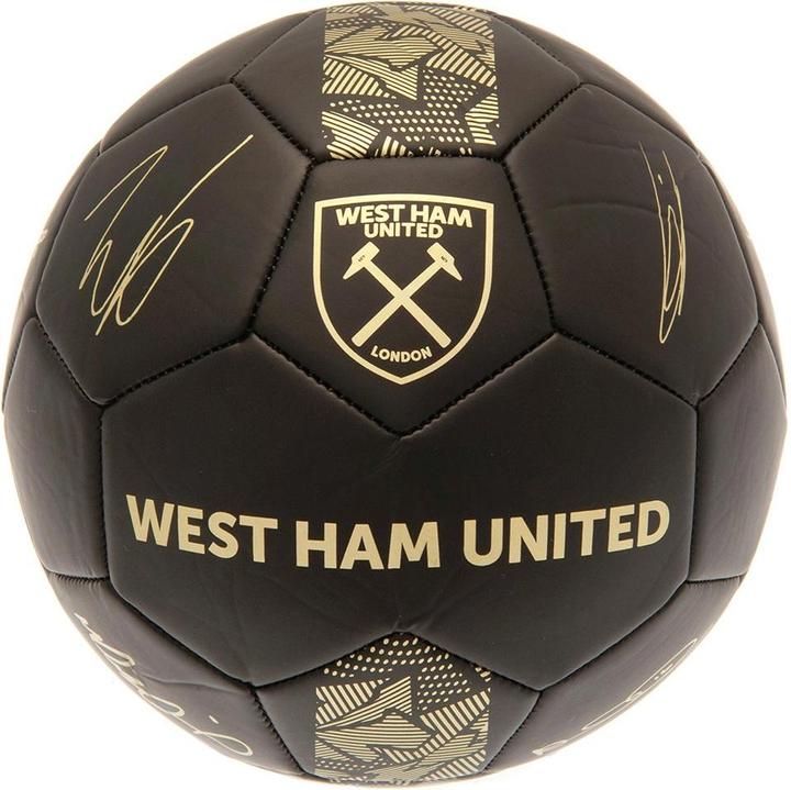 West Ham United FC Phantom Fussball mit Unterschriften (5)