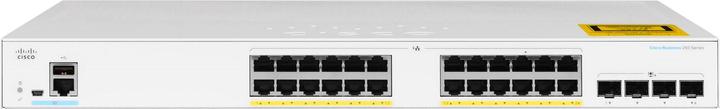 Produktbild Cisco PoE+ Switch CBS250-24P-4X-EU 28 Port (24 Ports)