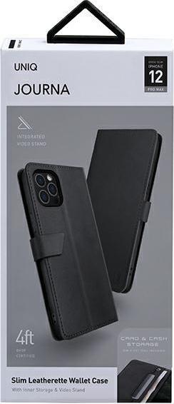 Immagine prodotto Uniq Unique Journa iPhone 12 Pro Max 6,7 pollici Custodia a libro, grigio (Apple iPhone 12 Pro Max)