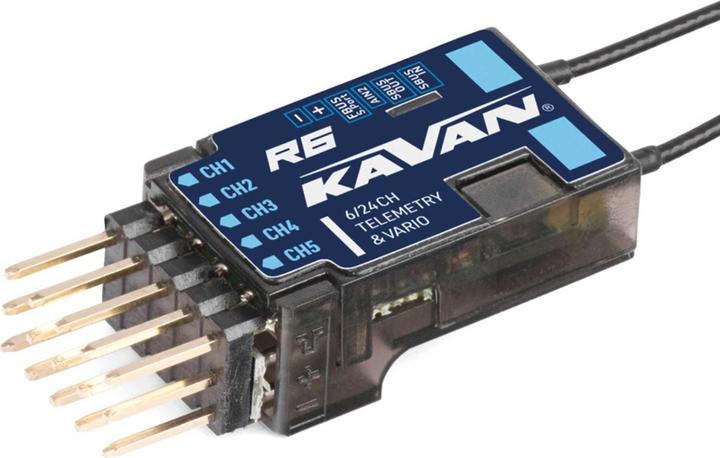 Immagine prodotto Kavan R6 VARIO 6-Kanal 2,4 GHz ACCESS und ACCST D16 Telemetrie-Empfänger mit S.BUS