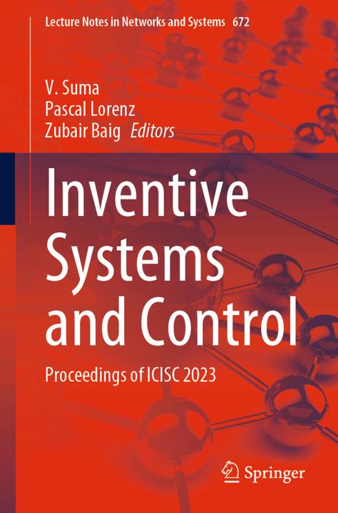 Actual product image Inventive Systems and Control (V. Suma, Zubair Baig, Pascal Lorenz, 2023)