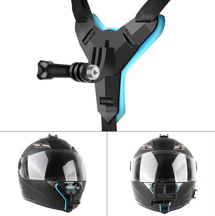 Actual product image Shoot GoPro motorbike helmet mount with quick-release fastener (Hero 9 Black, Hero 5 Black, Hero 6 Black, Hero 7 Black, Hero 11 Black, Hero 13 Black, Hero 10 Black, Hero 12 Black, Hero 8, Hero 4, Hero 3, Hero 2, Hero)