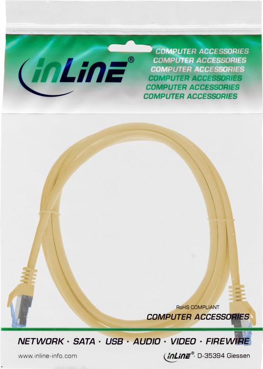 Produktbild InLine Patchkabel (S/FTP, CAT6a, 3 m)