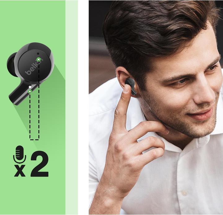 Produktbild Belkin Soundform Rise (NC, 31 h, Kabellos)