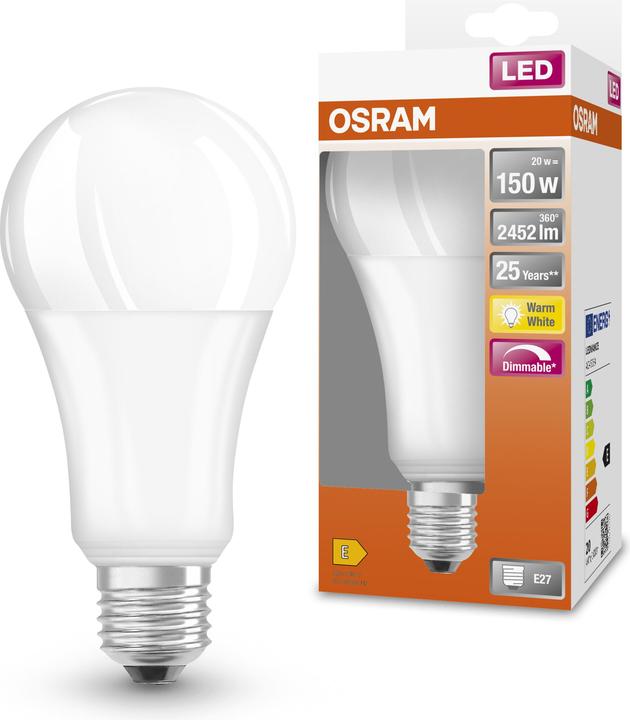 Immagine prodotto Osram Superstar Classic A150 (E27, 20 W, 2452 lm, 1 x, E)