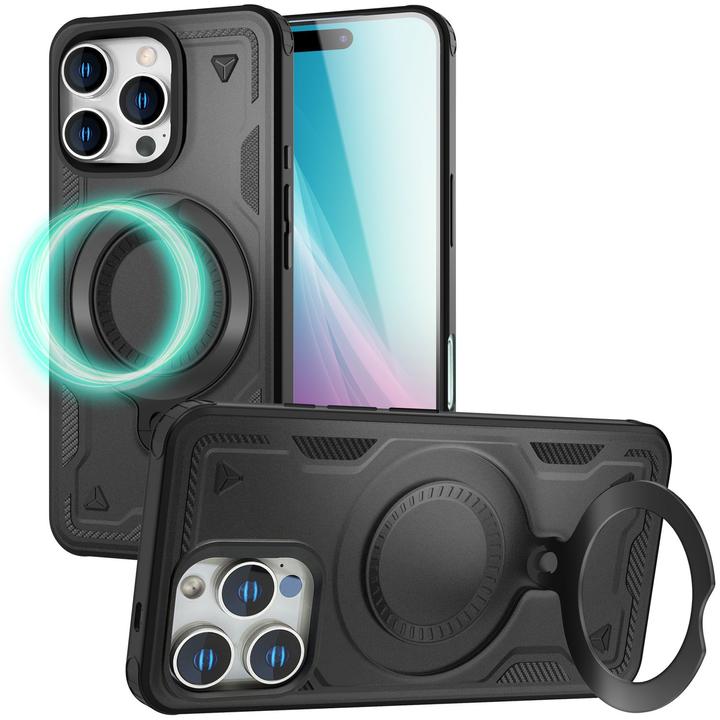 Image du produit Nalia Stormguard - Stossfeste MagSafe Panzer Hülle mit Ring - Military Kickstand Cover (Apple iPhone 16 Pro Max)