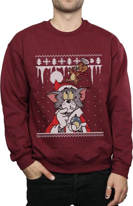 Immagine prodotto Tom & Jerry Christmas Fair Isle Felpa Uomo (M)