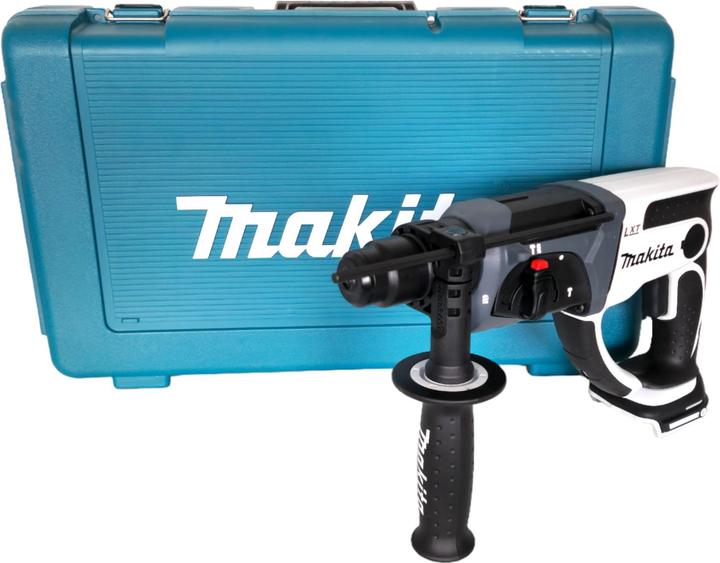 Productafbeelding Makita DHR 202 ZKW Accu boormachine 18 V 20 mm 2.0 J wit + koffer - zonder accu, zonder oplader (Oplaadbare batterij)
