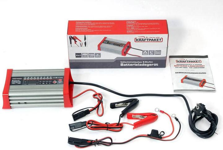 Produktbild Dino Automatikladegerät Vollautomatisches Batterieladegerät mit Camping Funktion (12V, 10 A)