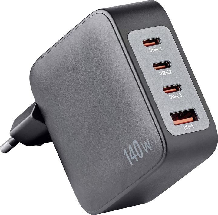 Actual product image Intenso Power adapter 140W W140A3C GaN + C520C (140 W)