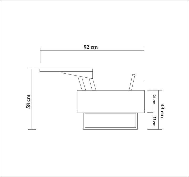Actual product image Hanah Home Isaiah (120 x 43 x 60 cm)