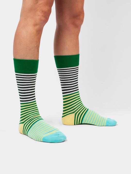DillySocks Fine Line Green (Einzelpack, 36 - 40)