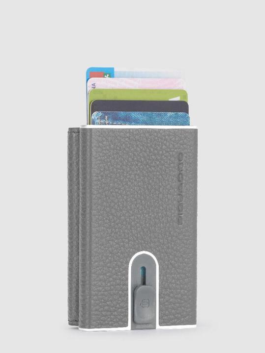 Actual product image Piquadro Modus - Compact wallet with sliding system and coin compartment