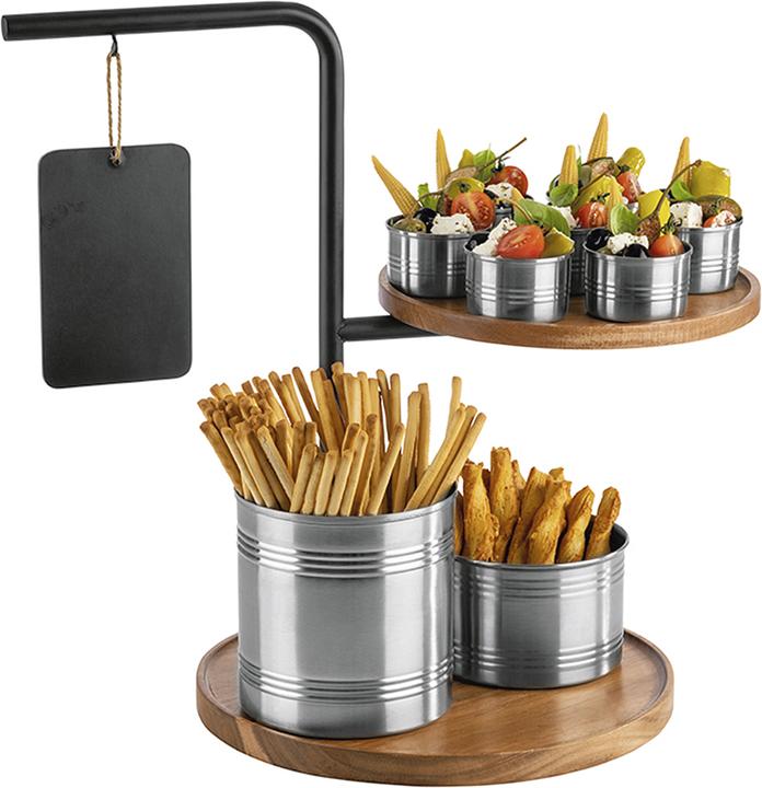 Produktbild APS Etagere Akazienholz H47cm