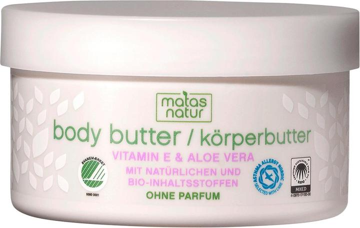 Matas Natur Körperbutter mit Aloe Vera und Vitamin E (Body Butter, 200 ml)