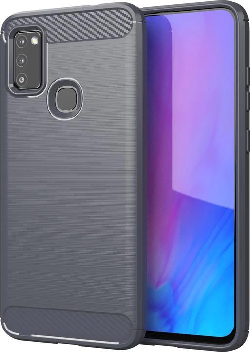 Produktbild Cadorabo TPU Ultra Slim carbon edelstahl Kombi Cover (Samsung Galaxy M51)
