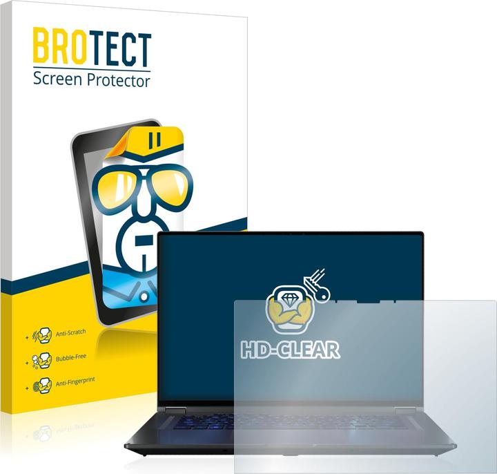 BROTECT Schutzfolie Displayschutz Klar (16")