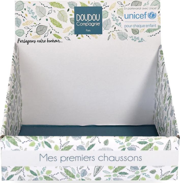 Produktbild Doudou et Compagnie Unicef Füsslinge mit Rassel Roter Panda 0-6M