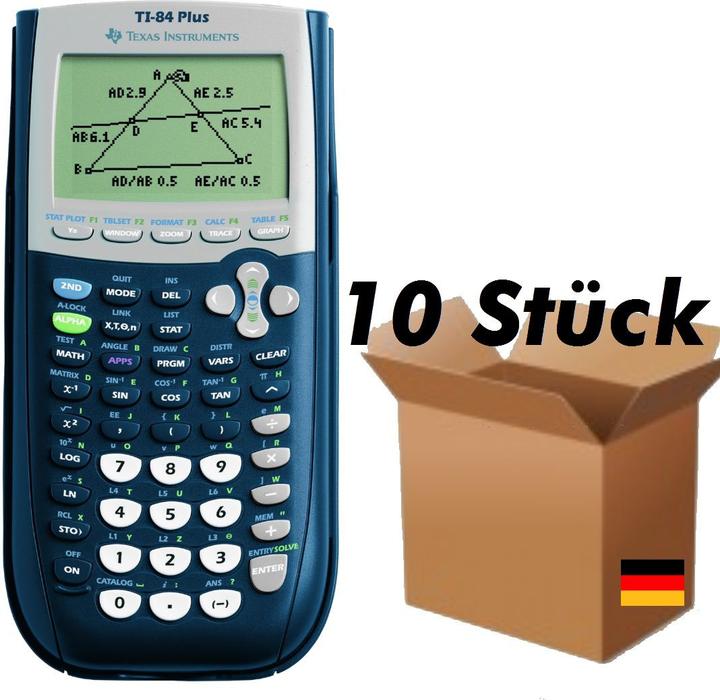Actual product image TI TEXAS graphic calculator 84+ TP GE EN, 10 pieces (Batteries)