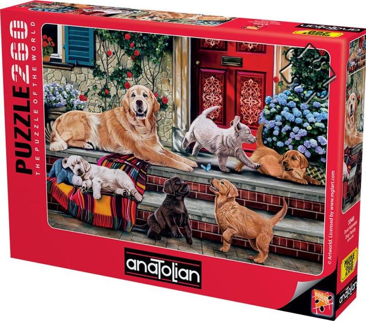 Actual product image Anatolian Puzzle 3340 260XL pieces Dog Family (260 pieces)