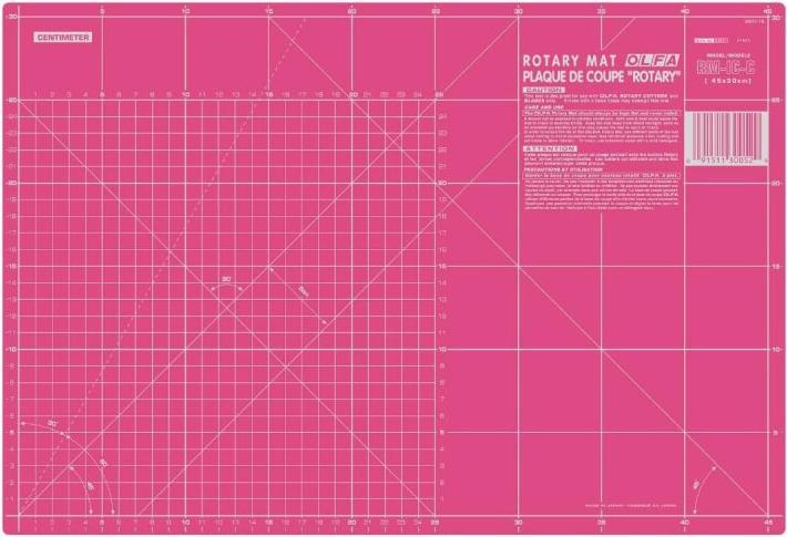 Image du produit Olfa Tapis à découper 45x30cm rose (45 x 30 cm)