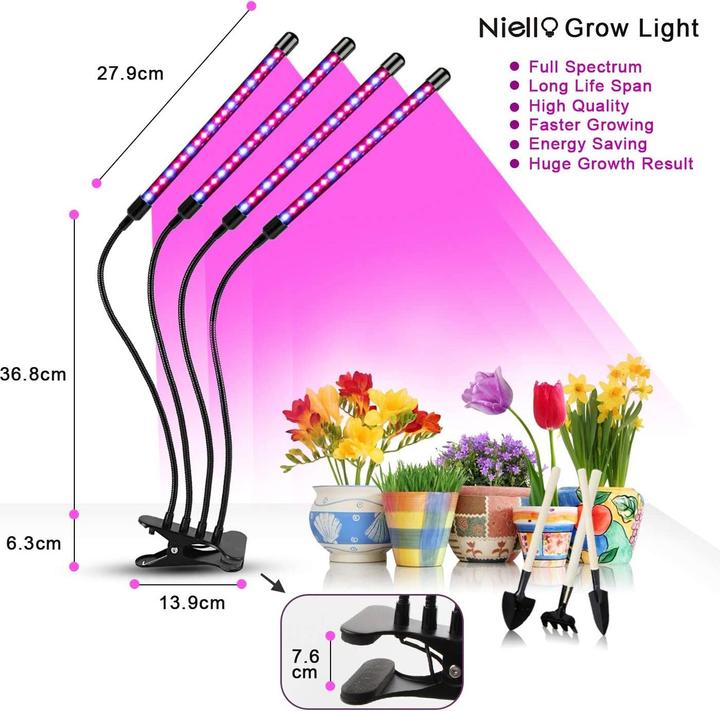 Immagine prodotto Niello Lampada per piante a LED (LED)