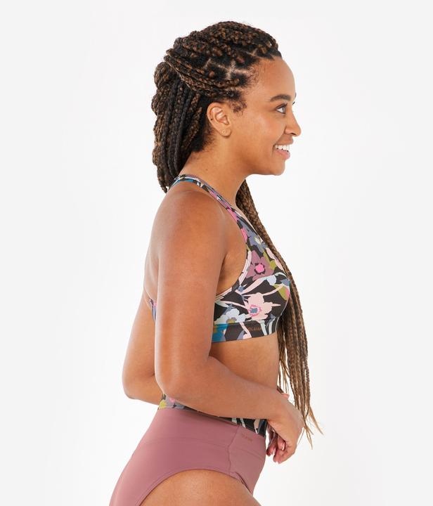 Image du produit Olaian Haut de maillot de bain surf brassière Femme - Ana azalea (80)