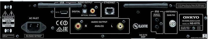 Actual product image Onkyo Ns-6170 (Network Audio Player, Radio Tuner)