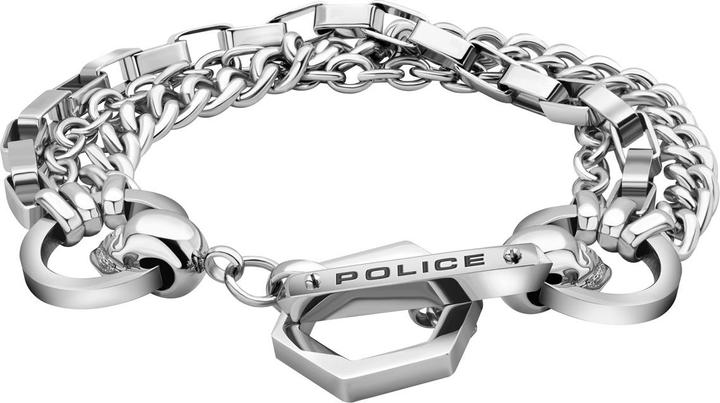 Police Jama Armband (18 cm, Edelstahl)