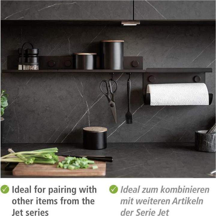 Produktbild Wenko Rollenhalter Mod. Jet aus pulverbeschichtetem Metall