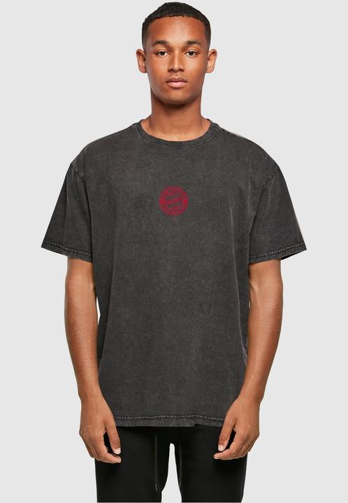 Actual product image FC Bayern München Logo R Acid Washed Heavy Oversize Tee - 115369 (4XL)