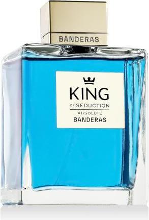 Actual product image Antonio Banderas Banderas Perfumes King of Seduction Absolute Eau de Toilette for Men Long Lasting Elegant Casual and (Eau de toilette, 200 ml)